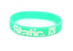 Silicone wristband | STATIC | mint