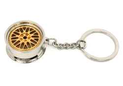 LM wheel keychain | gold