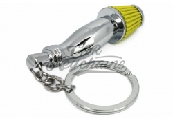 Cold air intake keychain | Yellow