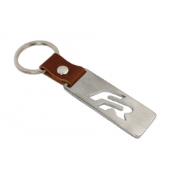 Seat FR keychain | Stainless steel + leather