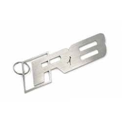 R8 keychain | Stainless steel