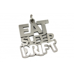 EAT SLEEP DRIFT keychain | Stainless steel