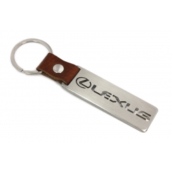 Lexus keychain | Stainless steel + leather