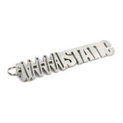 STATIC keychain | Stainless steel